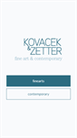 Mobile Screenshot of kovacek-zetter.at